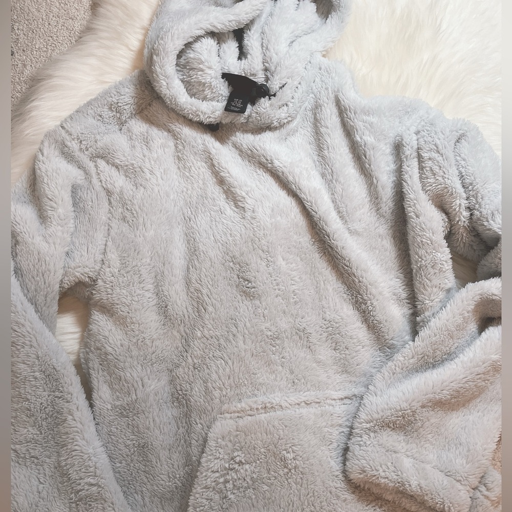 H&M Relaxed Fit Pile Hoodie XS